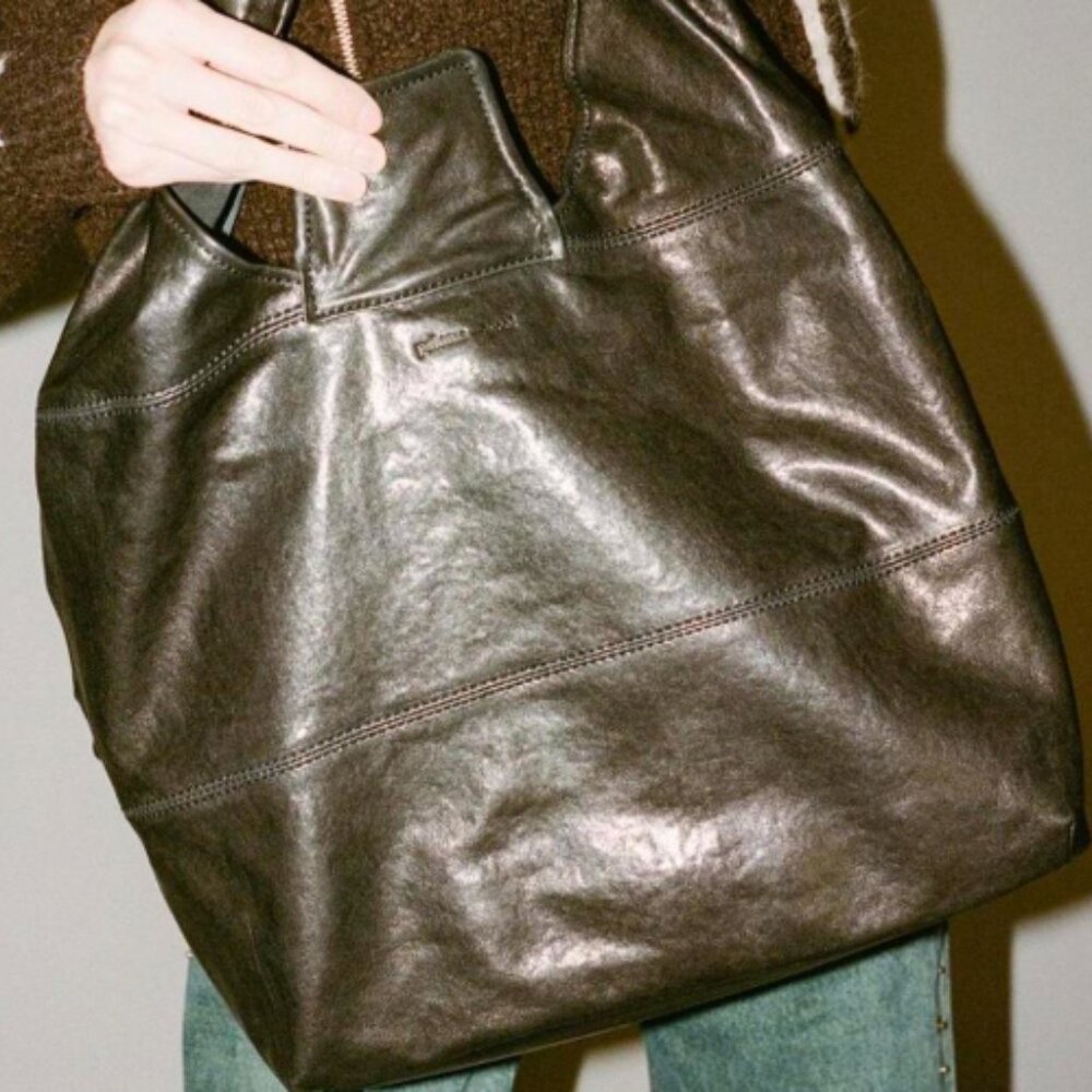 Paloma Wool Riba brown leather bag